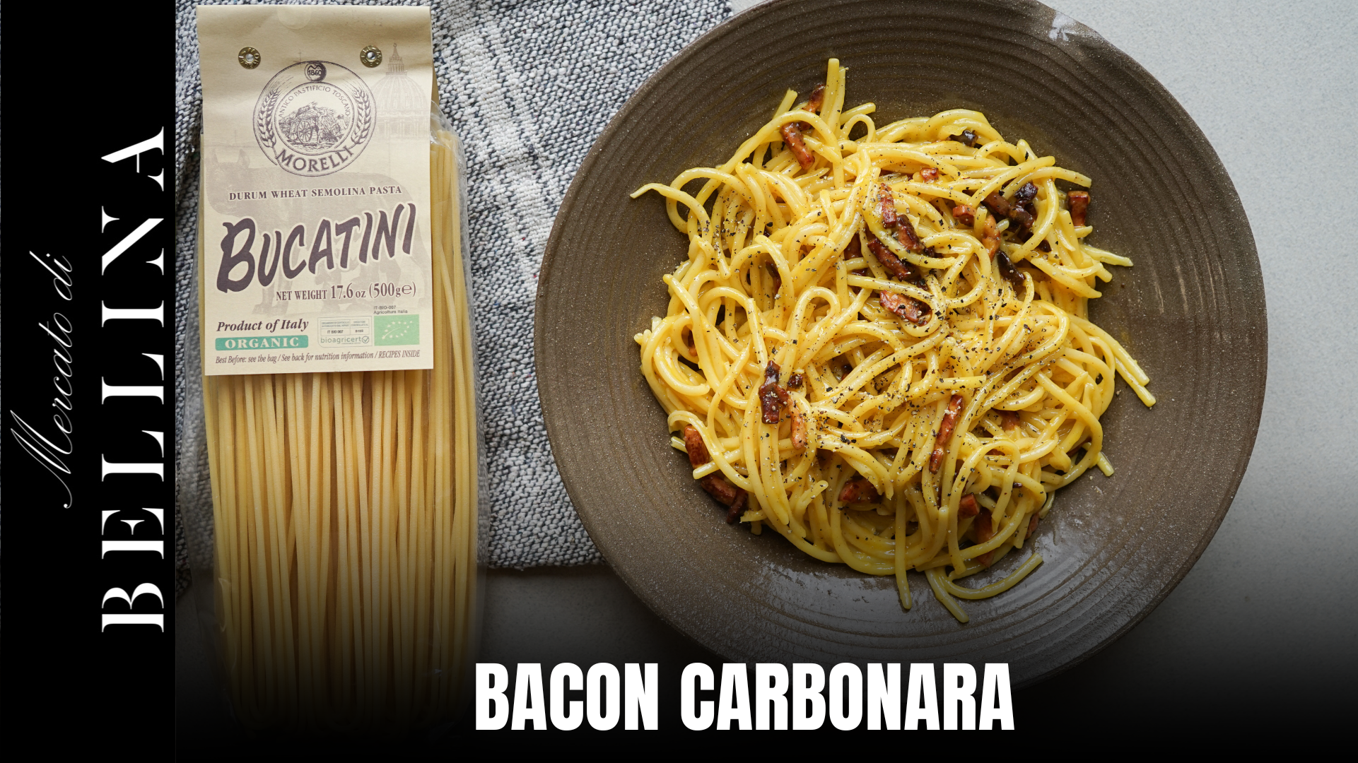 Amazon.com : Morelli Bucatini Pasta Noodles - Premium Organic